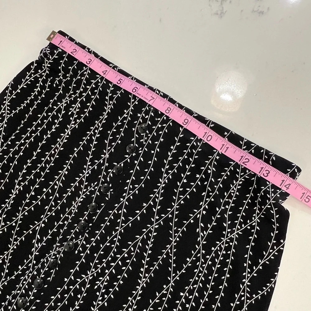 Briggs New York Black and White Maxi Skirt Cocktail - Picture 6 of 8